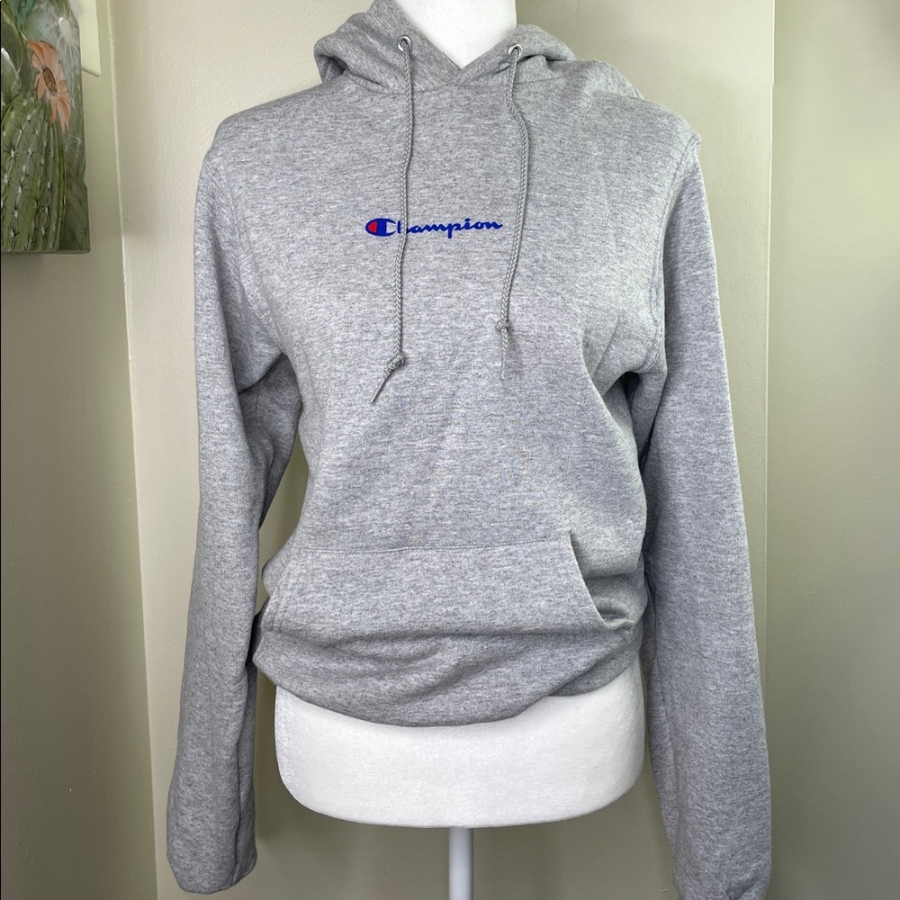 Champion Gray Athletic Wear Hoodie